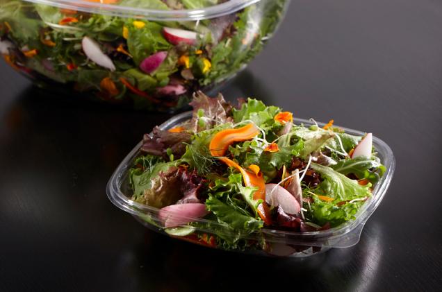 Clear 32 oz. Large Square Bowl 