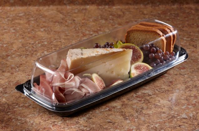 Clear Lid for Clear and Black Large Sub Containers