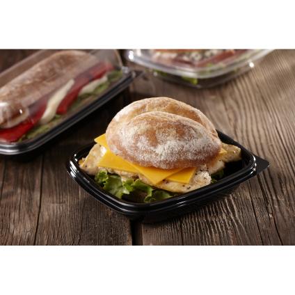 Black Large Sandwich Container