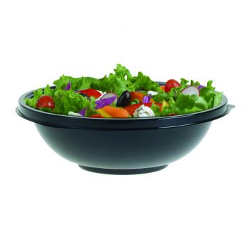 Karat 32oz PET Salad Bowl with Lids - 300 ct