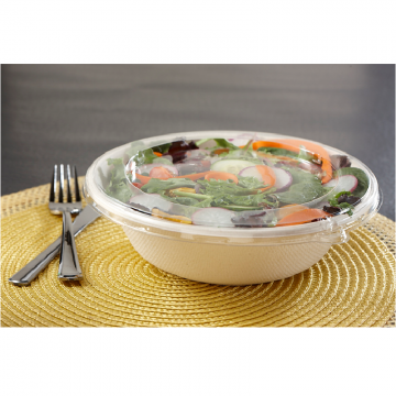 Clear Lid for 24, 32, 48 oz. Round Pulp Bowls | Sabert Clear Lid for 24, 32, 48 oz. Round Pulp Bowls | Sabert