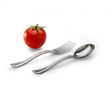 Silver Mini Mozaïk® Tasting Fork | Sabert