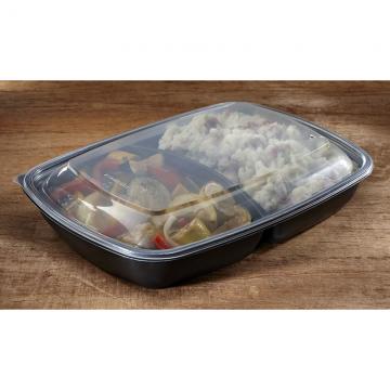 Clear Dome Lid for Medium Rectangle Containers | Sabert