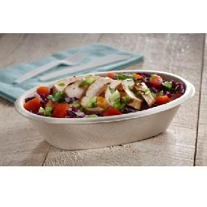 Pulp 27 oz. Oval Burrito Bowl | Sabert Pulp 27 oz. Oval Burrito Bowl | Sabert