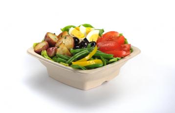 Clear Lid for 16 oz. Square Pulp Bowl | Sabert Clear Lid for 16 oz. Square Pulp Bowl | Sabert