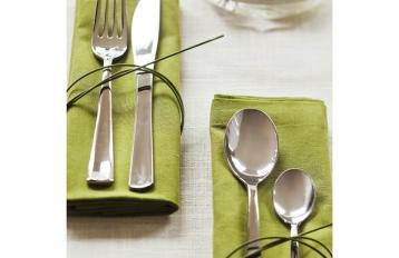 Silver on sale look cutlery