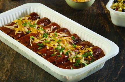 Bone White 60 oz. Large Rectangle Tray