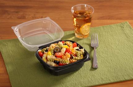 Deluxe Dual Color 6” x 6” Hinged Square Container