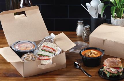 Kraft Tamper-Evident Lunch Box – Plain