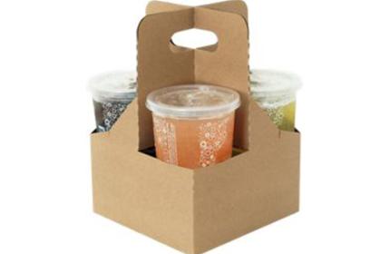 Kraft Four Cup Jumbo Drink Carrier (holds 12-44 oz. cups)