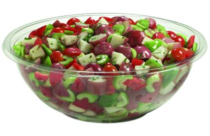 Clear 320 oz./20 lb. Round Bowl 