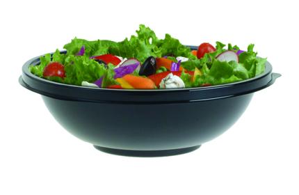 Black 32 oz. Medium Round Bowl | Sabert