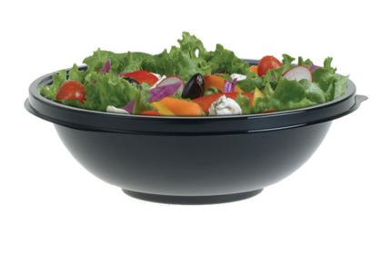 Black 32 oz Medium Round Bowl