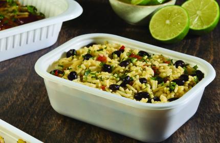 Bone White 22 oz. Small Rectangle Tray