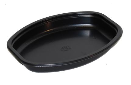 Black 14 oz. Oval Bowl