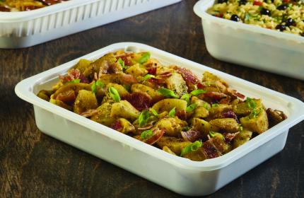 Bone White 32 oz. Medium Rectangle Tray