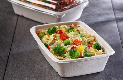 Pulp Plus® 36 oz Rectangle Container
