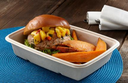 Pulp Plus® 30 oz Rectangle Container