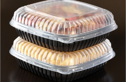 Clear Lid for 52 oz. Medium Square Containers