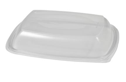 Clear High Dome Lid for Medium Rectangle Container