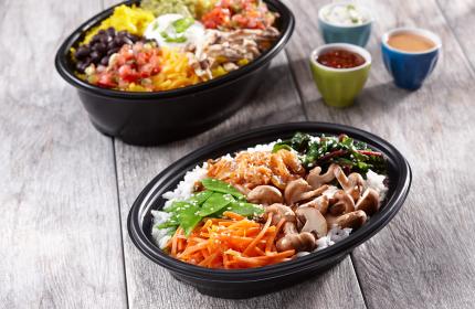 Black 16 oz. Oval Bowl