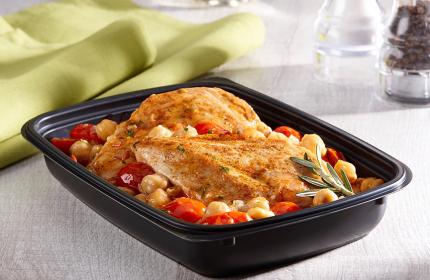 Black 20 oz. Small Rectangle Container