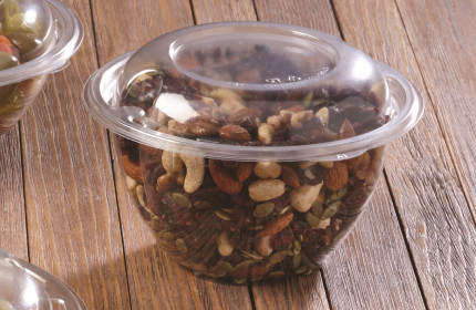 Clear Dome Lid for 7” Round Bowls