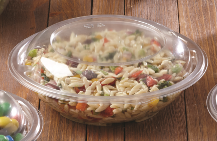 Clear Dome Lid for 8” Round Bowls