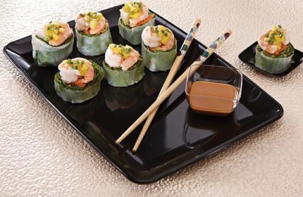 Black PP 8" x 11" Mozaïk® Rectangle Platter