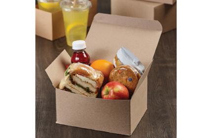 Kraft Lunch Box - Paperboard