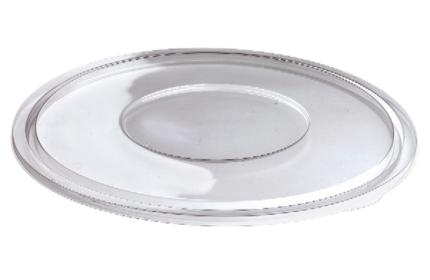 Clear Flat Lid for 320 oz. Round Bowls