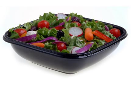 Black 24 oz. Medium Square Bowl 