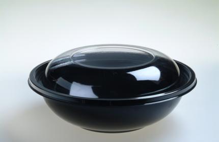 Black 32 oz. 'B' Lock Large Round Bowl