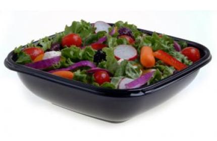 Black 32 oz. Large Square Bowl