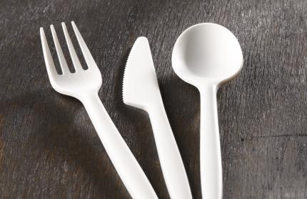 White Compostable Knife