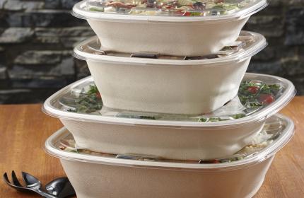 Pulp Plus® 160 oz Square Bowl