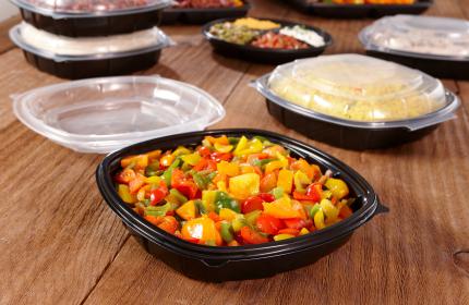 Deluxe Dual Color 10” x 10” Hinged Square Container