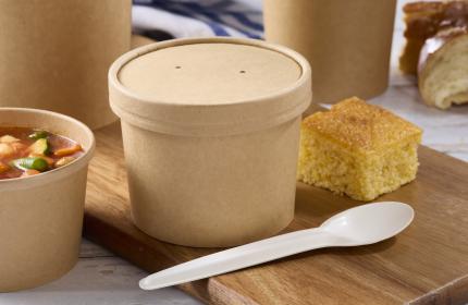 Paper Lid for 8, 12, 16 oz. Paper Soup Cups