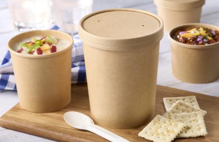 Paper Lid for 32 oz. Paper Soup Cup
