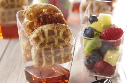 Clear 2.5 oz. Mini Mozaïk® Square Tasting Cup