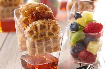 Clear 2.5 oz. Mini Mozaïk® Square Tasting Cup