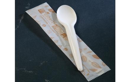 Individually Wrapped Paper Cutlery Spoon