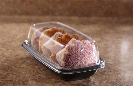 Clear Lid for Clear and Black Small Sub Containers