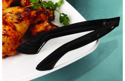 Black 9" Snap 'N Serve™ Serving Tong