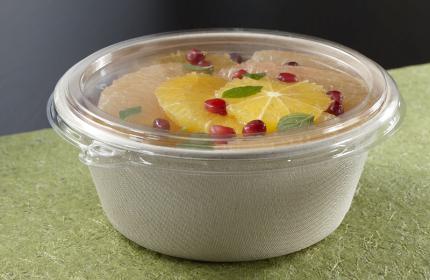Clear Lid for 16 oz. Wide Round Pulp Bowl