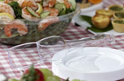 Clear 10" Serving Tong