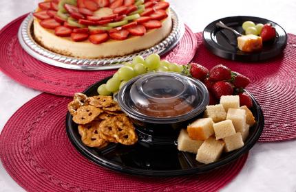 Clear Dome Lid for 8, 12, 16 oz. Small Round Bowls