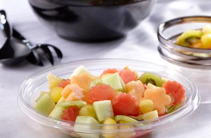 Clear 32 oz. Shallow Large Round Bowl 