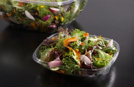 Clear 32 oz. Large Square Bowl | Sabert