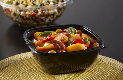 Black 80 oz./5 lb. Square Bowl 